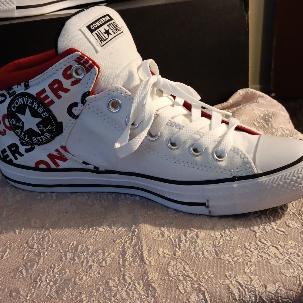 Converse Chuck Taylor All Star Hi Street Word High-Top Sneaker - Picture 2 of 10